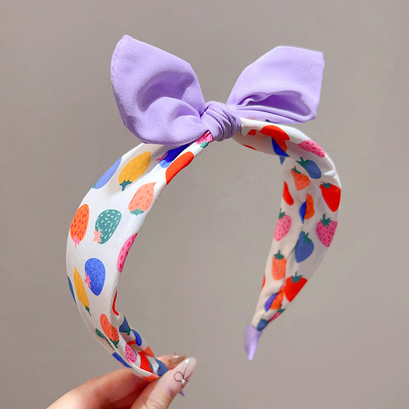 Berry Bloom Bow Headband