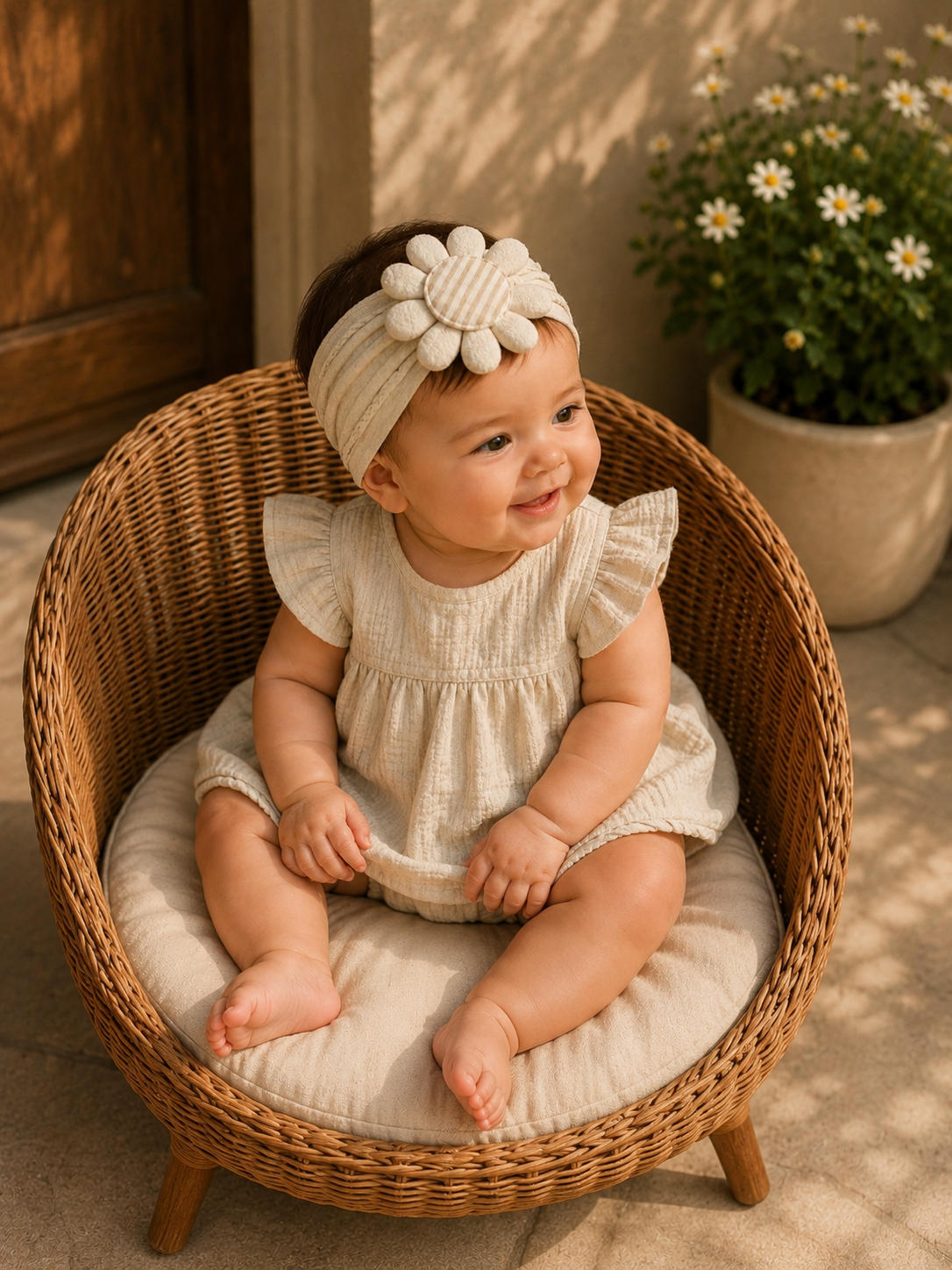 Daisy Bloom Baby Headband