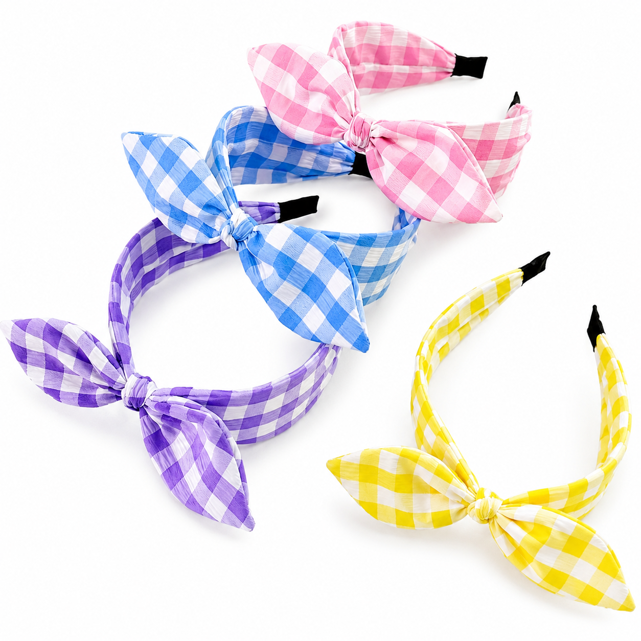 Gingham Bow Knot Headband