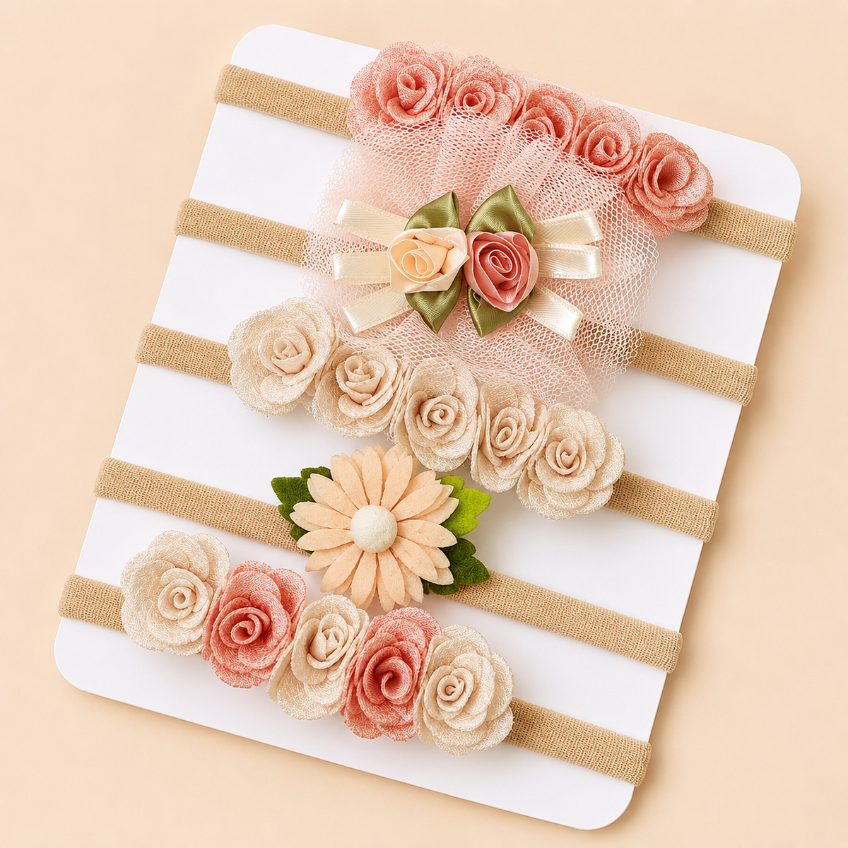 Floral Rose Headbands