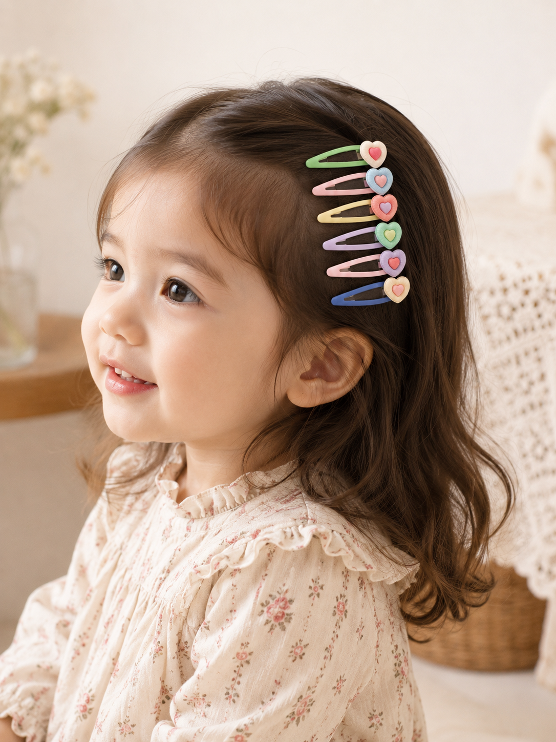 Pastel Heart Tic Tac Clip Set