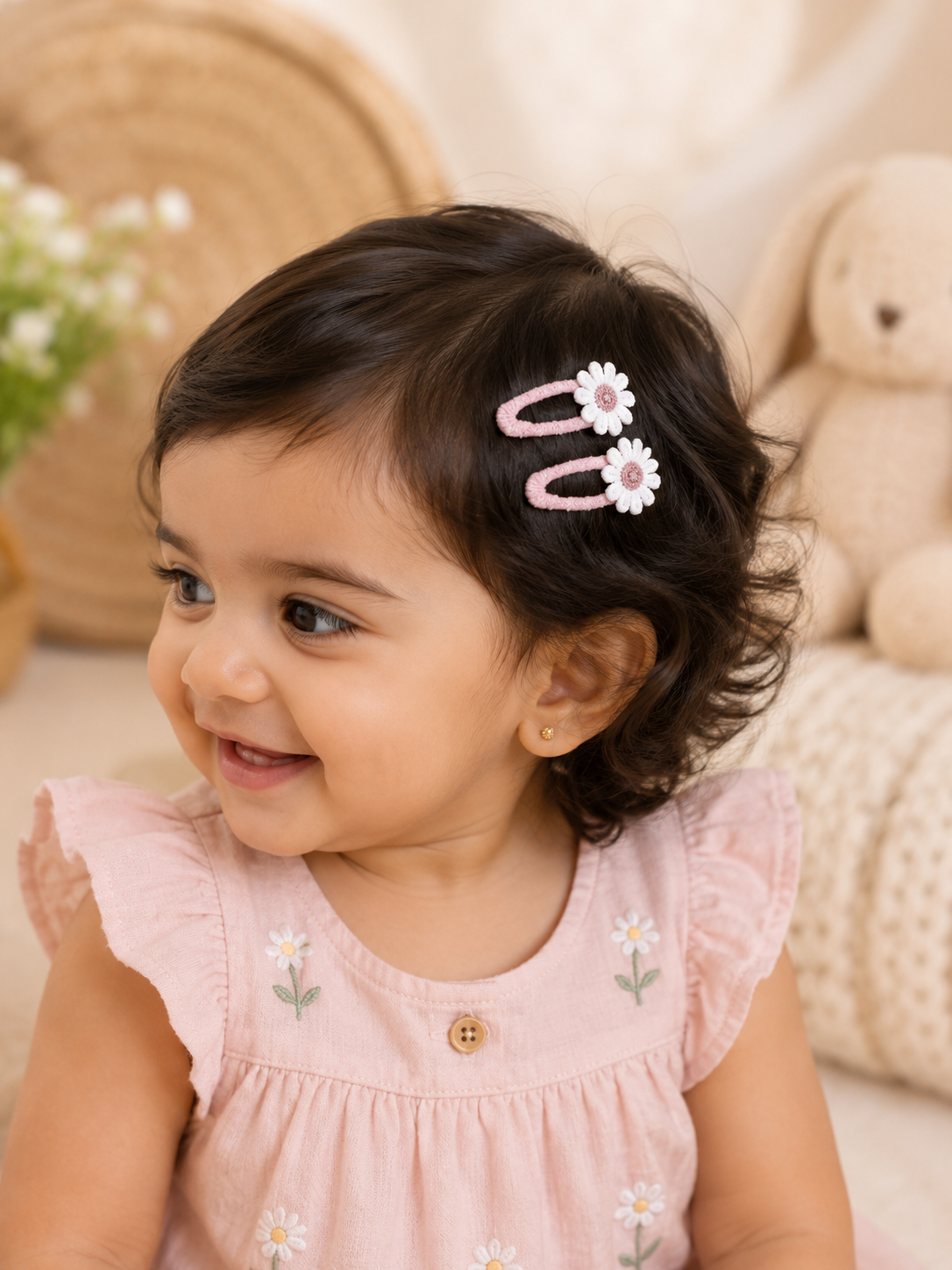 Daisy Bloom Snap Clips