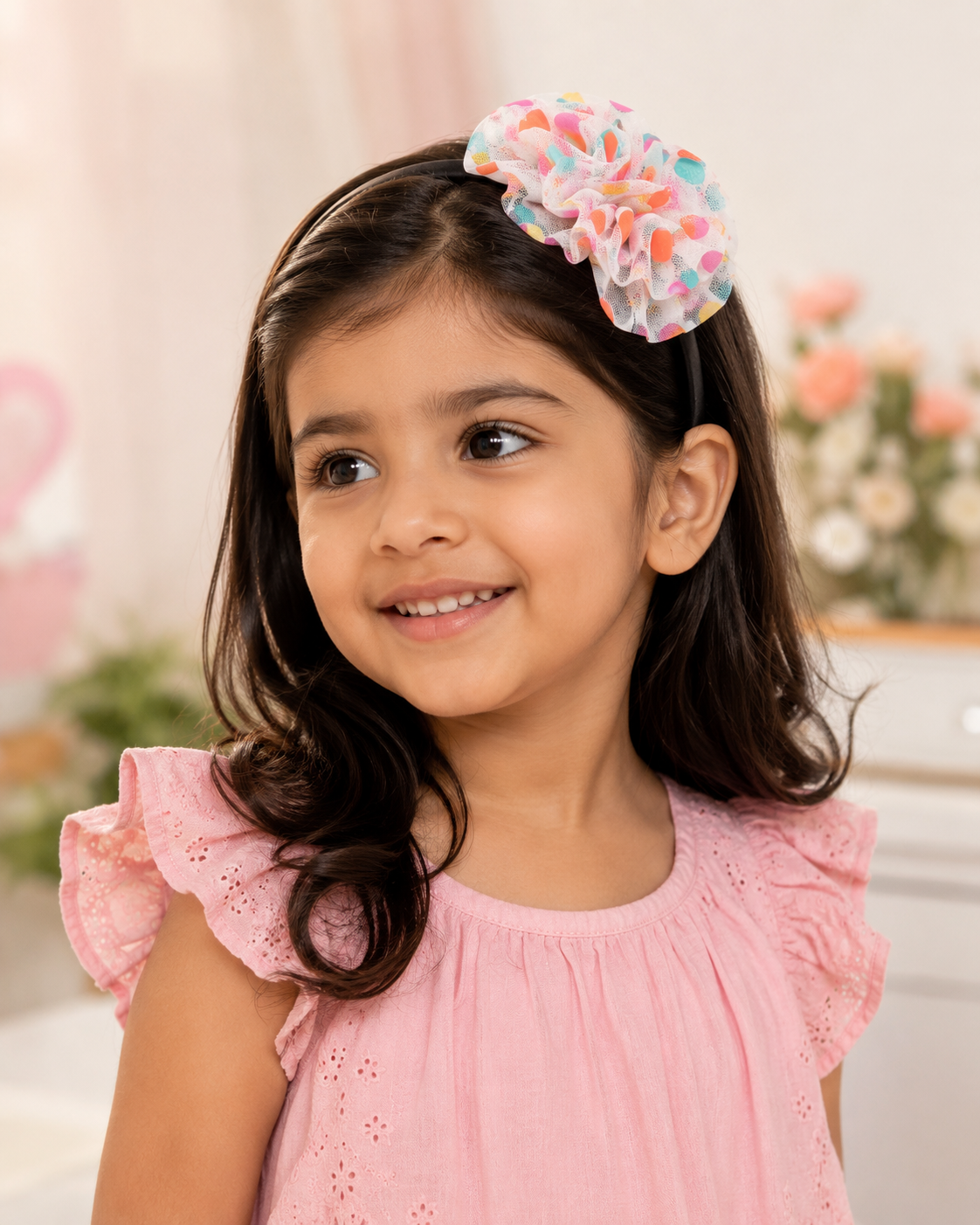 Candy Confetti Flower Headband