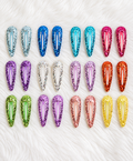 two bobby Glitter Tic Tac Clips – Pack of 24 – pack contents