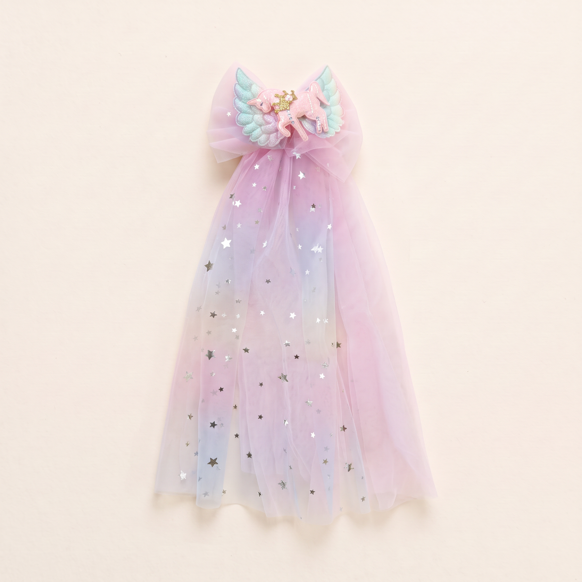two bobby Unicorn Veil Clip – Rainbow