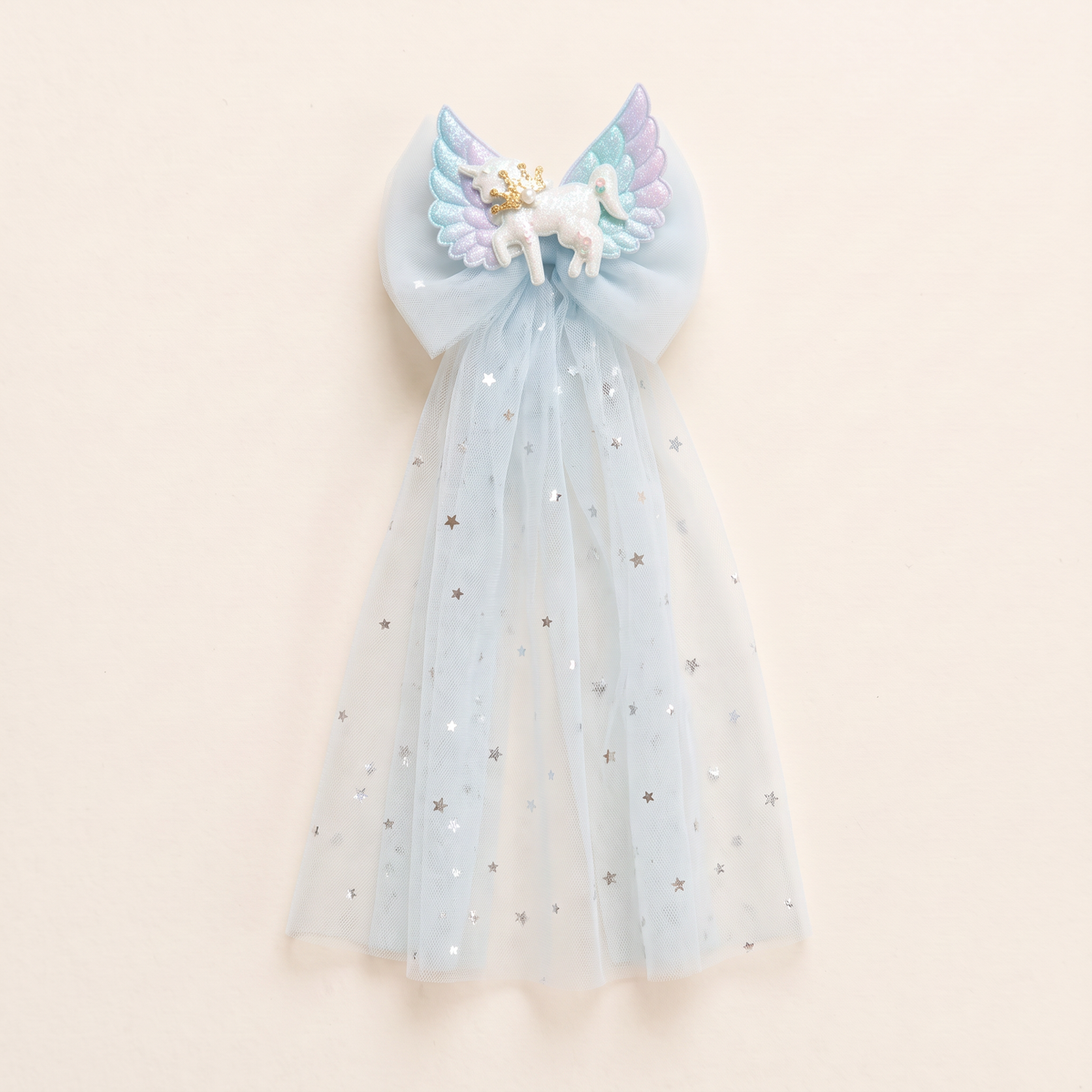 two bobby Unicorn Veil Clip – Blue