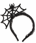 Black Spider Web Headband