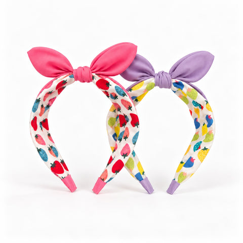 Strawberry Patch Knot Headband