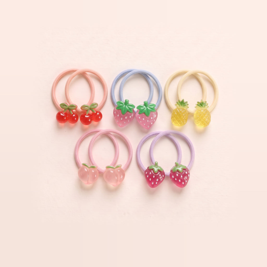 two bobby Jelly Fruit Hair Ties – Set