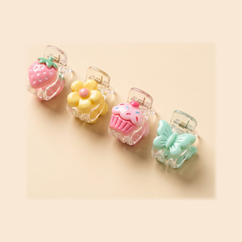 Charm Mini Claw Clips – Assorted Set of 4