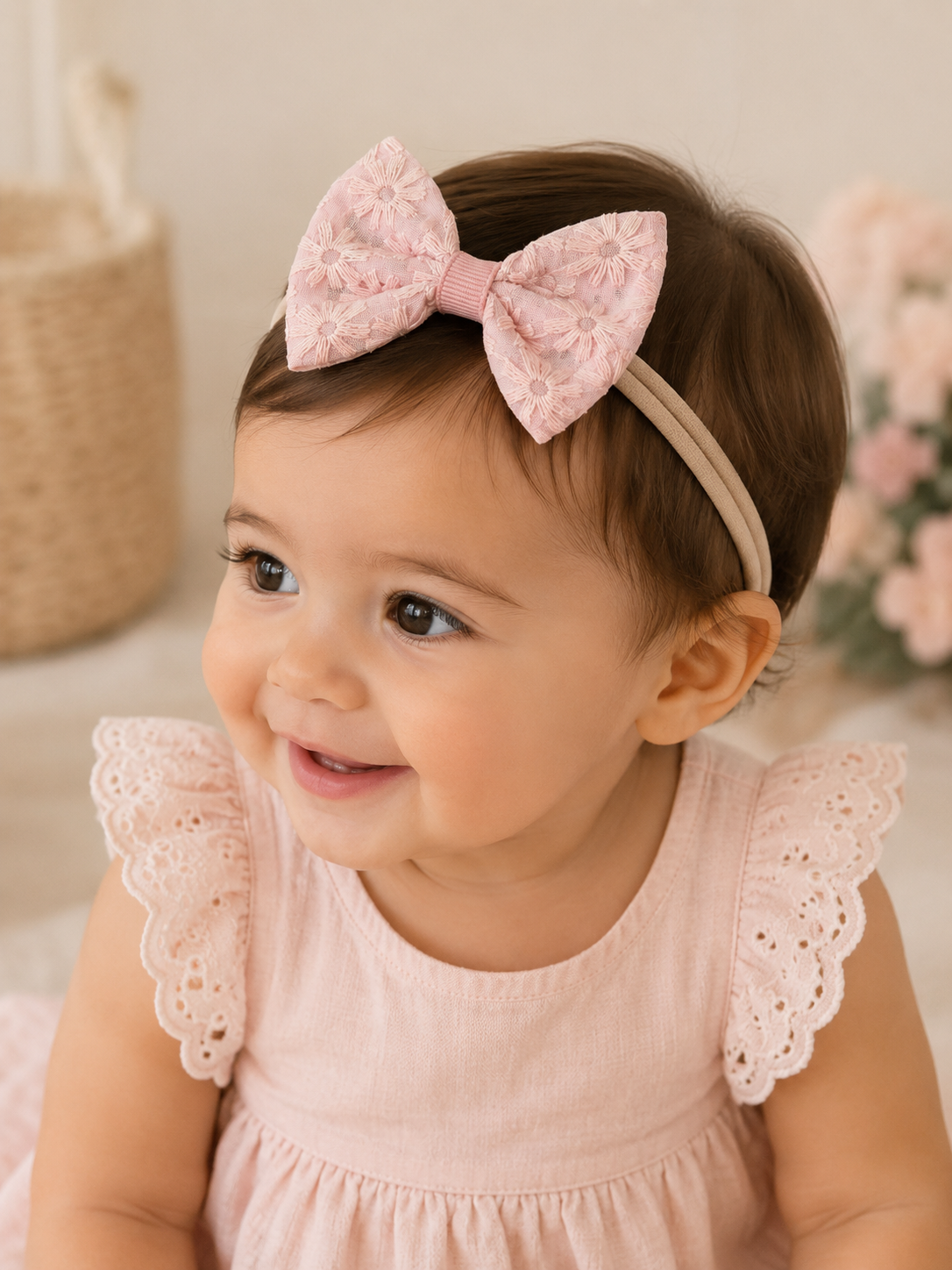 Bohemian Lace Baby Headbands - Pack of 3