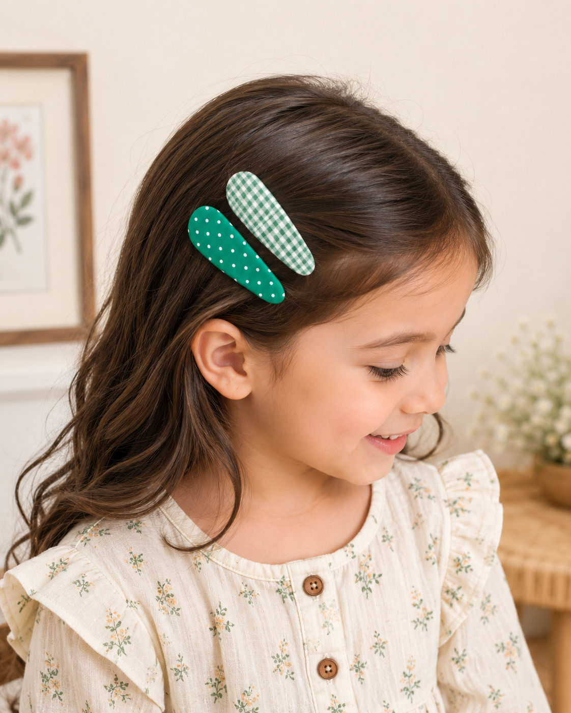 Classic Polka & Gingham Tic Tac Clips