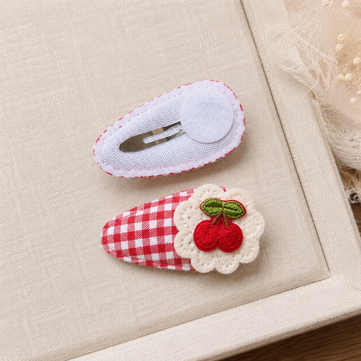 Cherry Picnic Tic Tac Clip Set, view 2