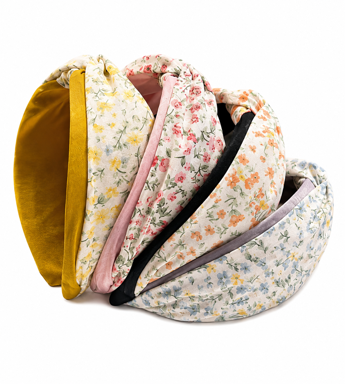 Pastel Floral Knotted Headband
