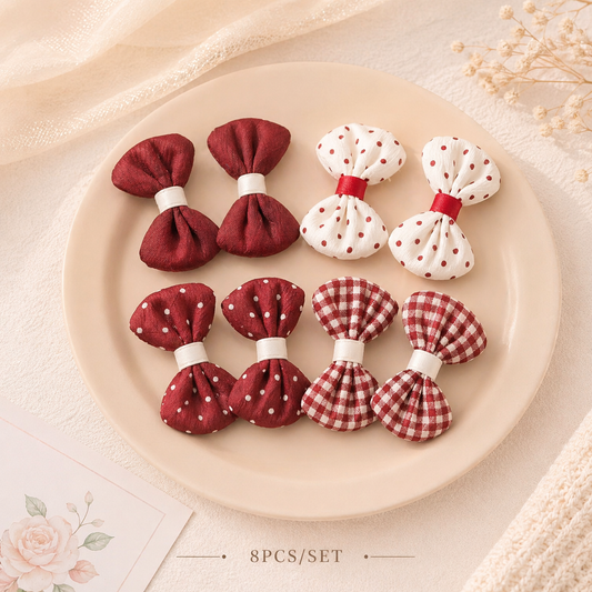 Petite Bow Hair Clips