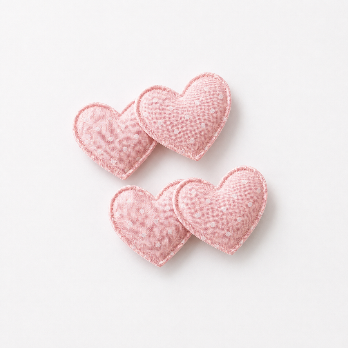 Pink Heart Hair Clips, view 2