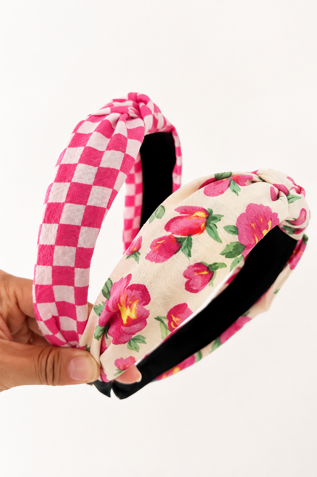 Pink Knotted Headband - Single Piece