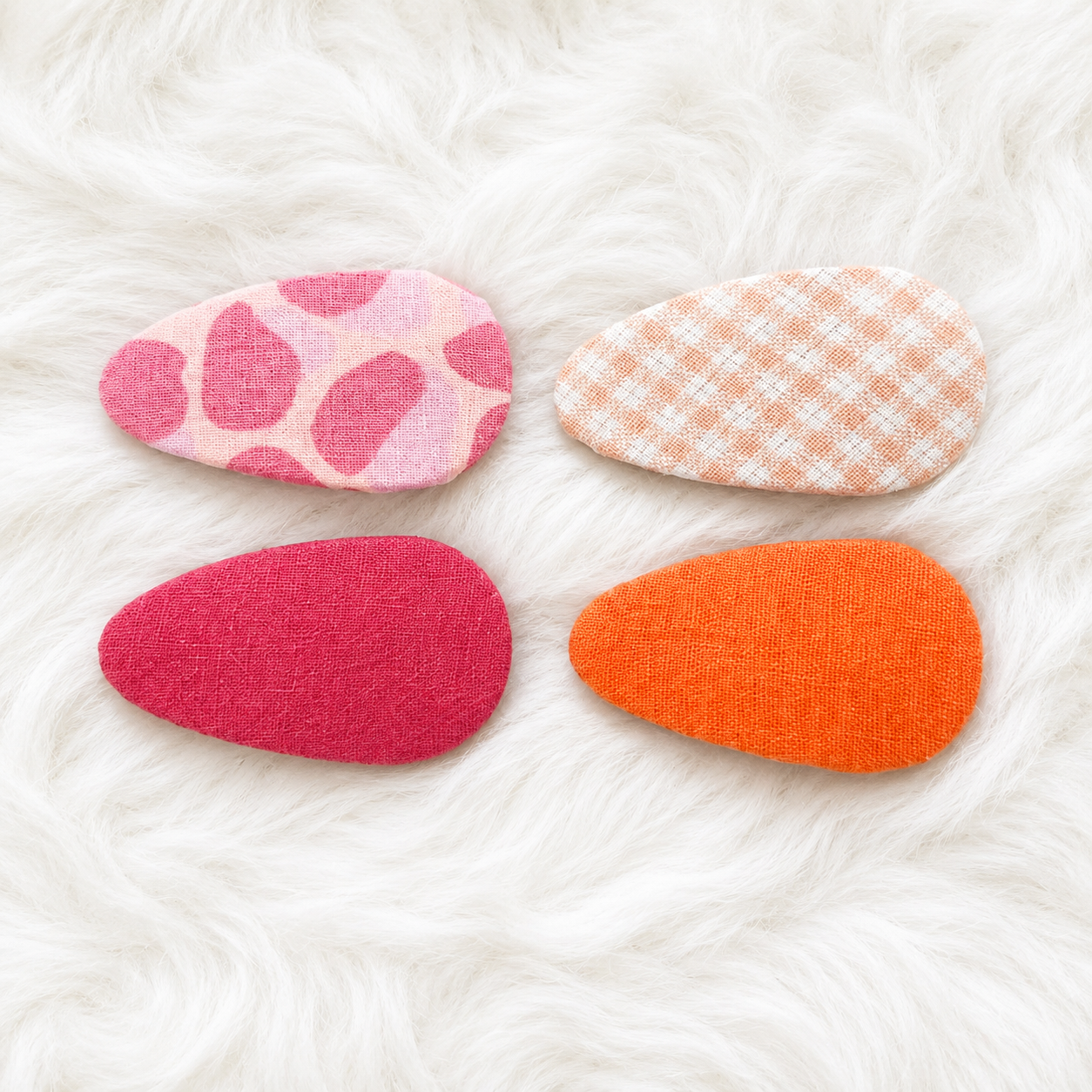 Color Pop Fabric Clips – Set of 4