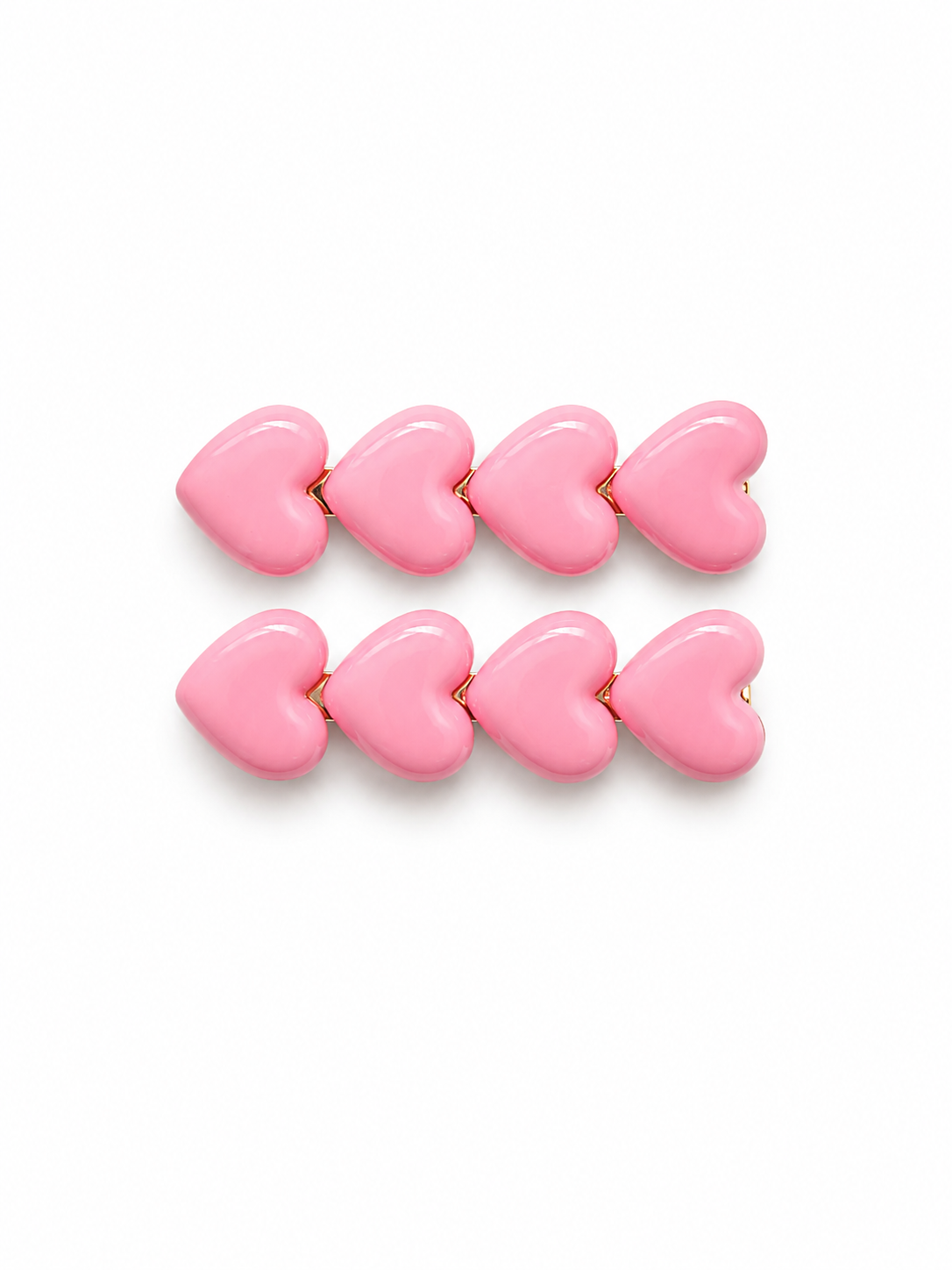 Pastel Heart Hair Clips
