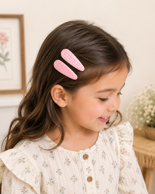 Classic Polka & Gingham Tic Tac Clips