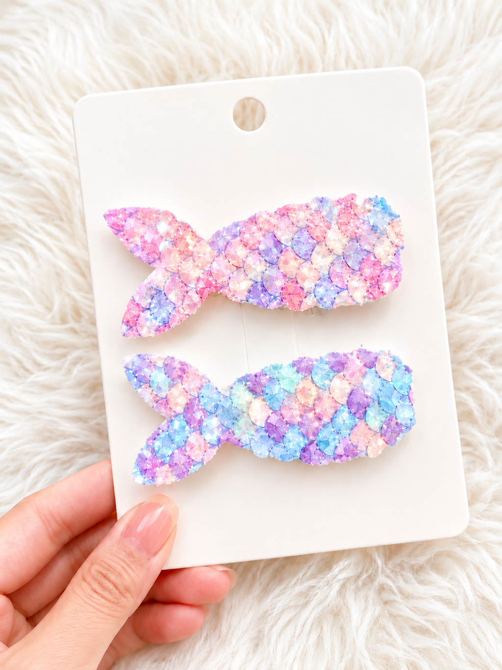 Sparkly Rainbow Mermaid Tail Tic Tacs - One Pair, view 4