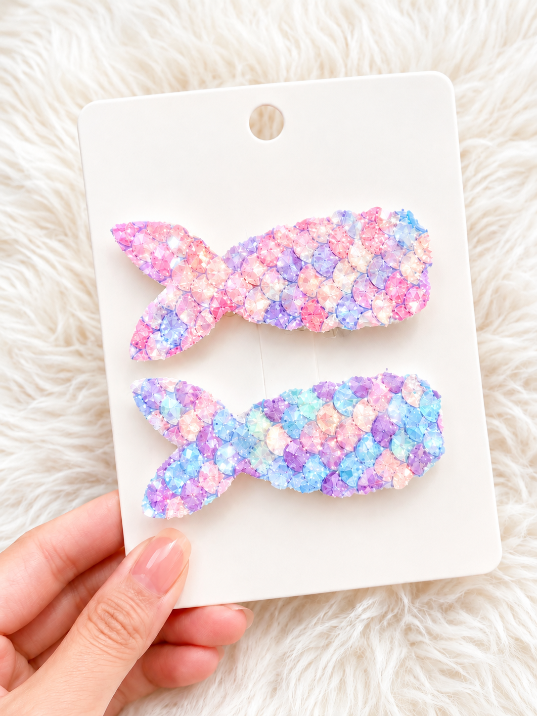 Sparkly Rainbow Mermaid Tail Tic Tacs - One Pair, view 4