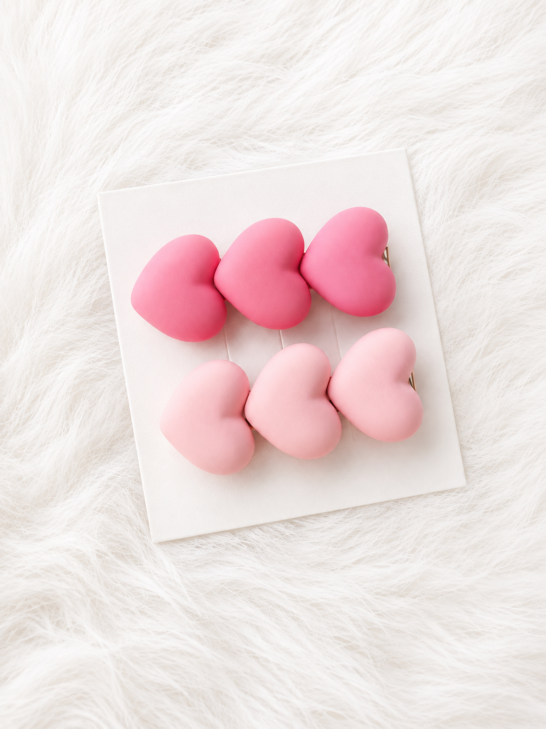 Pastel Sweetheart Clips