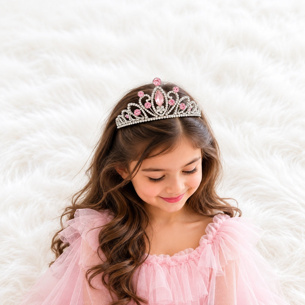 Pink Heart Tiara