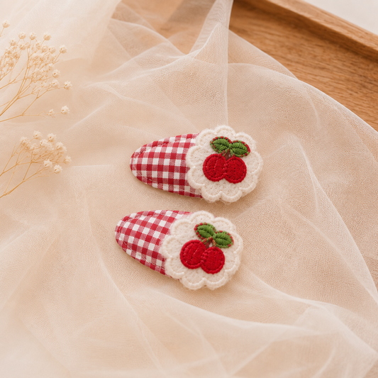 Cherry Picnic Clip Set