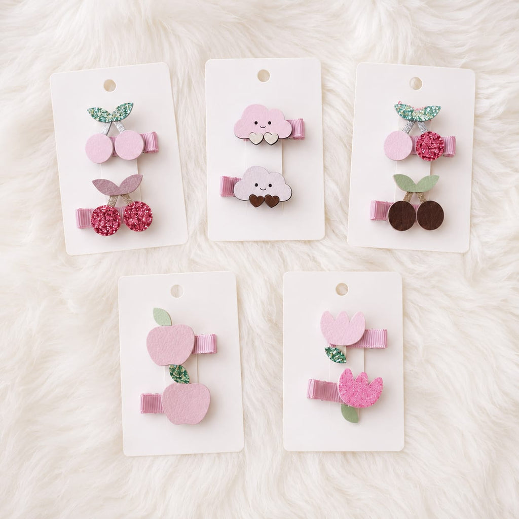 Pastel Dreams Hair Clips - Single Pair