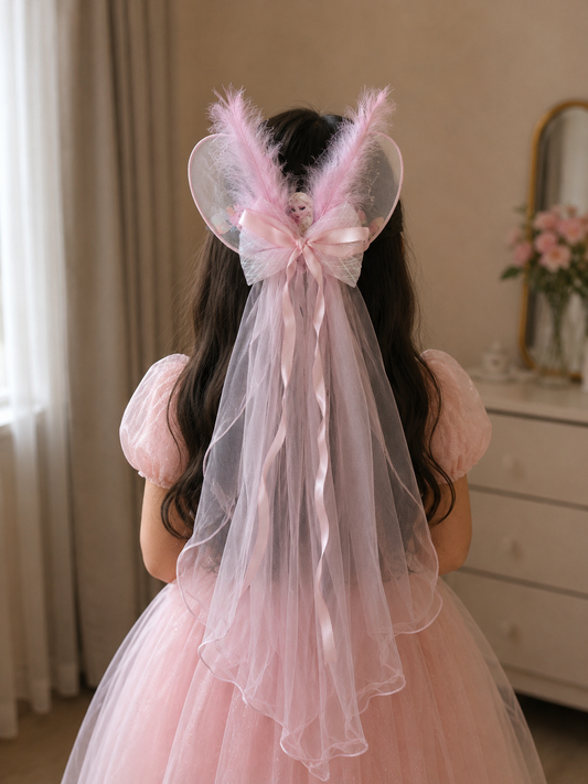 Frozen Princess Veil Clip