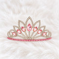 Pink Teardrop Tiara