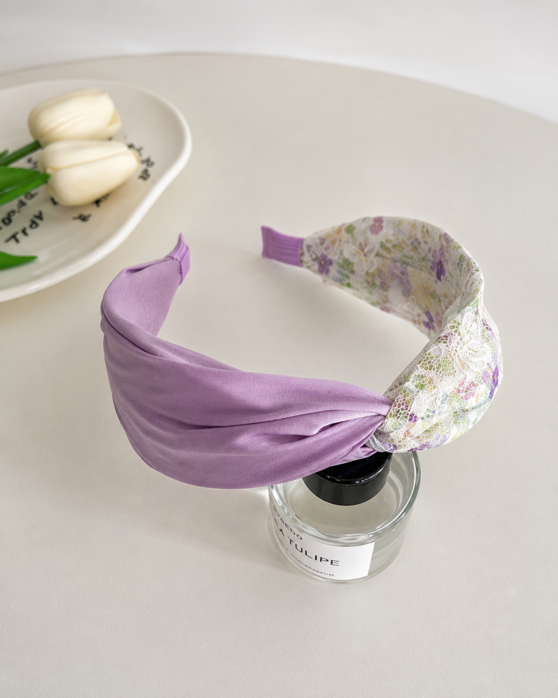 Floral Twist Headband - Single Piece