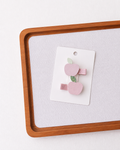 Pastel Dreams Hair Clips - Single Pair in Apple