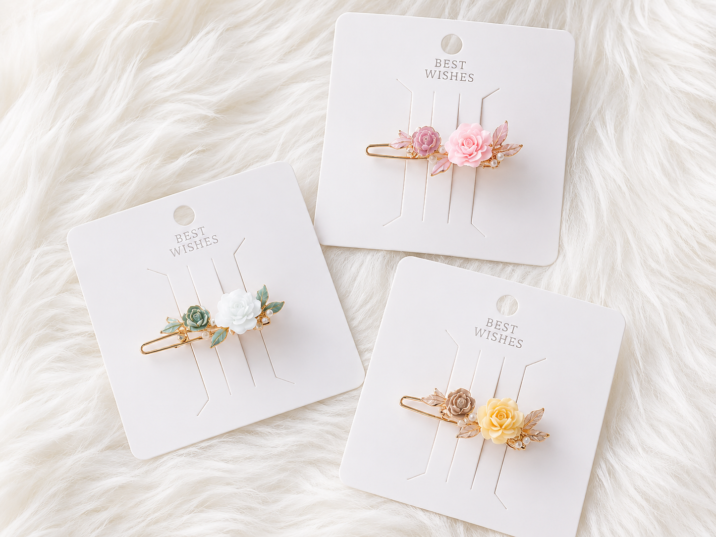 Delicate Floral Hair Clip - Single piece