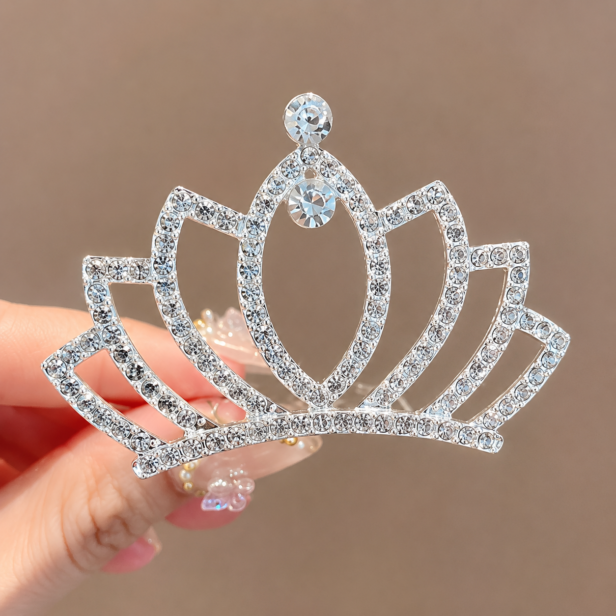 Lotus Crystal Princess Tiara