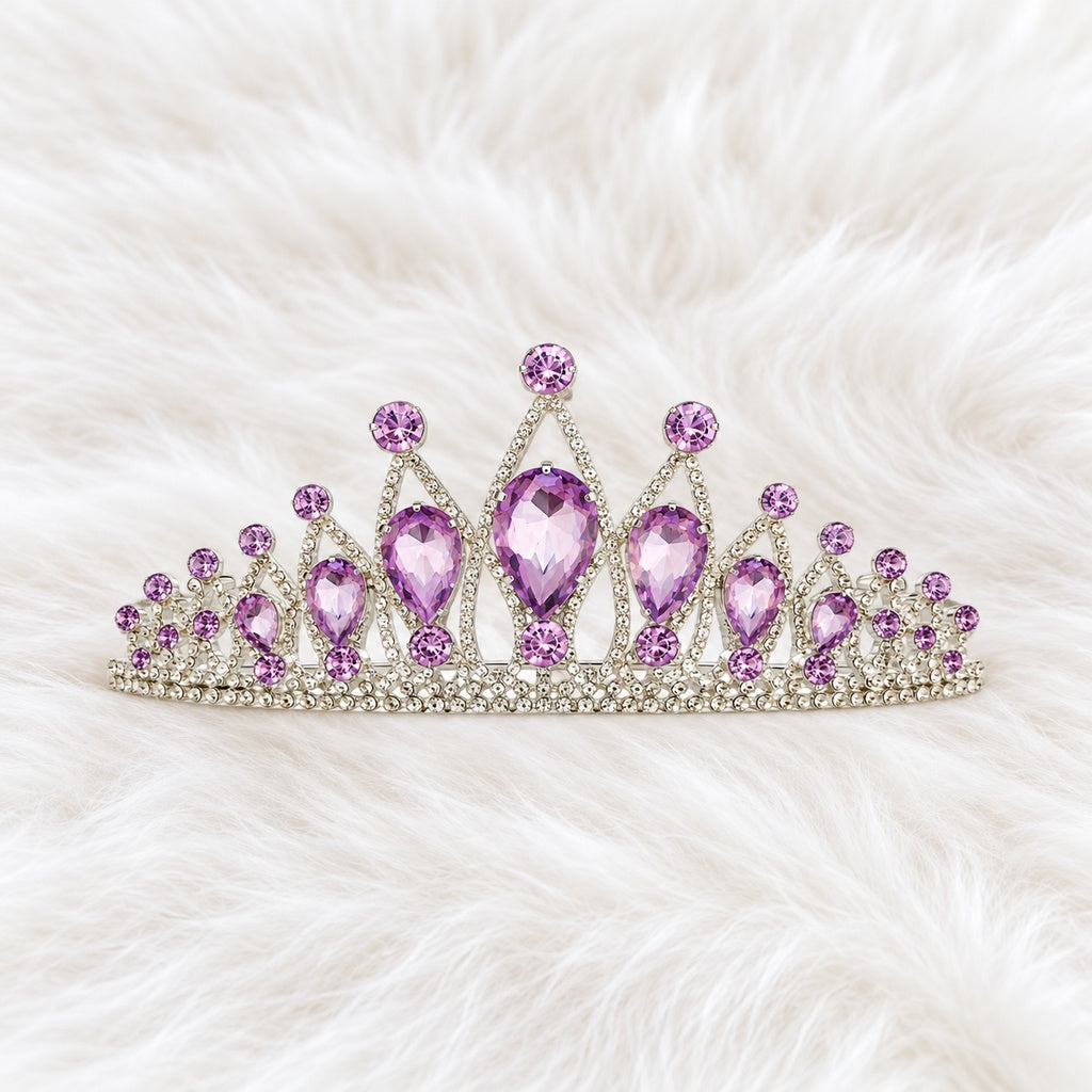 Lilac Crystal Tiara