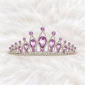 Lilac Crystal Tiara