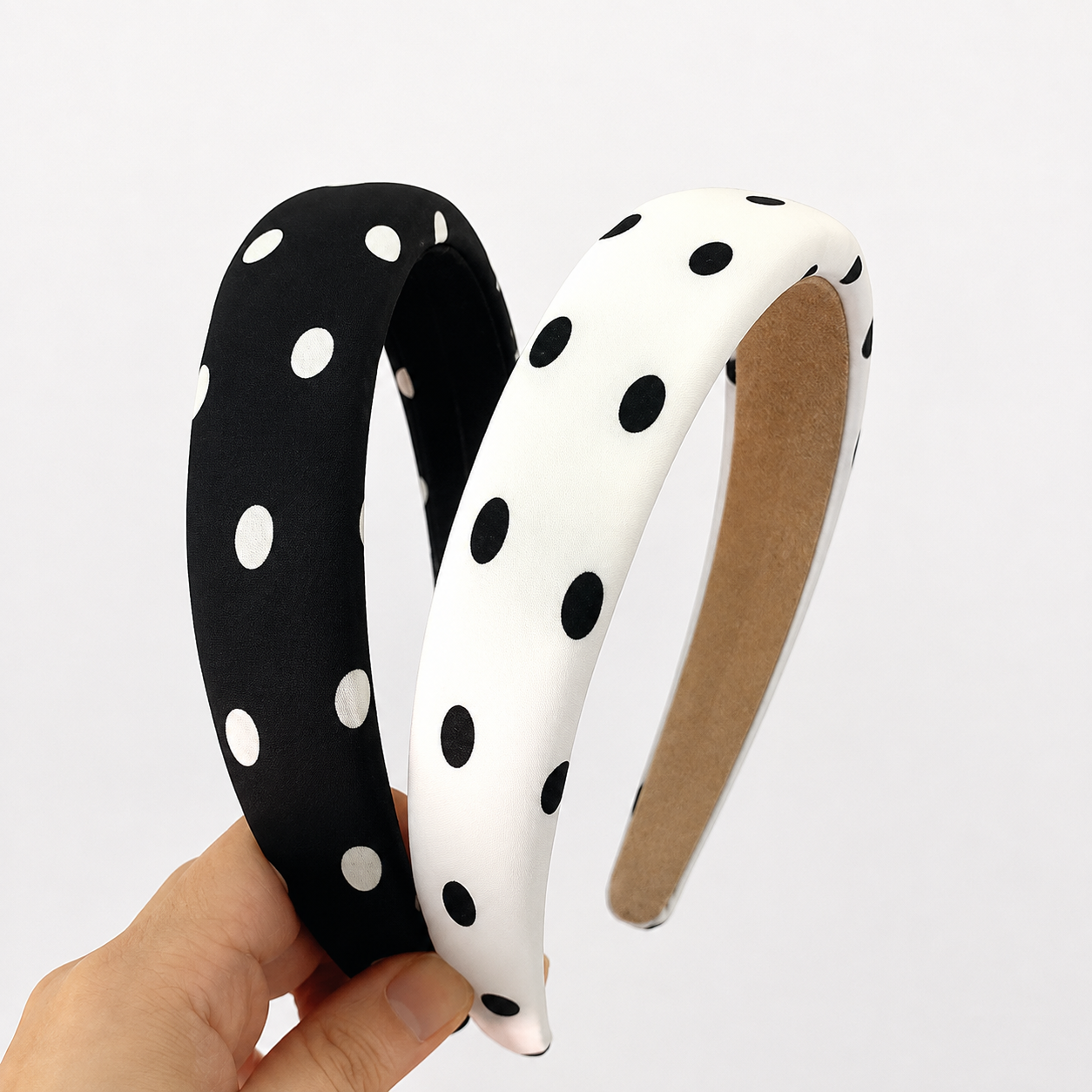 Classic Polka Dot Padded Headband