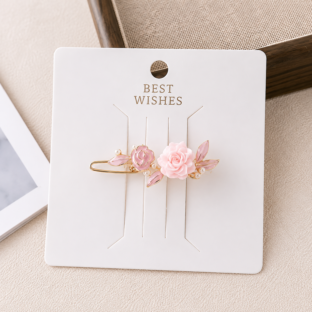 Delicate Floral Hair Clip - Single piece