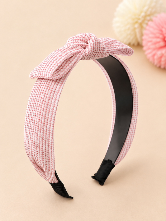 Blush Bow Knotted Headband