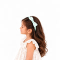 Gingham Daisy Bow Headband