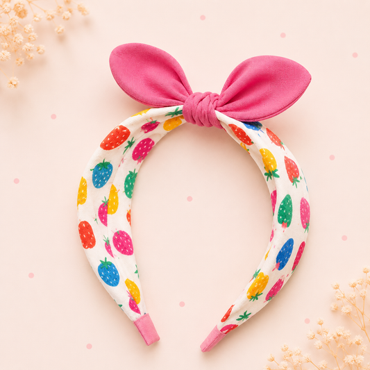 Berry Bloom Bow Headband