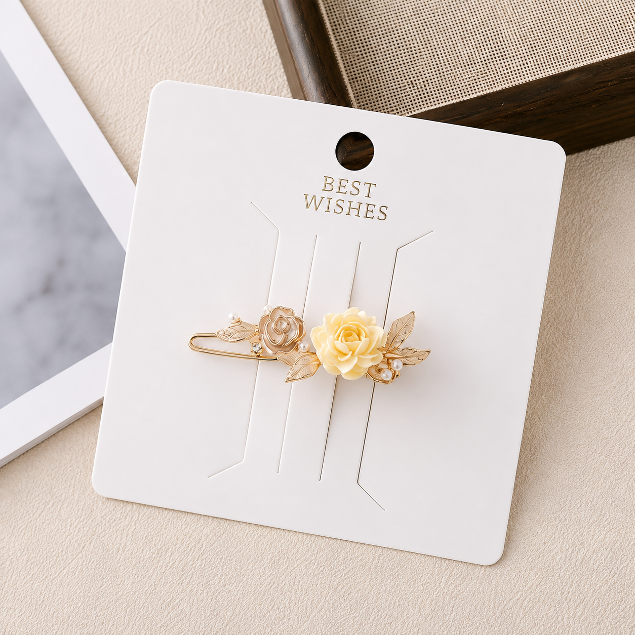 Delicate Floral Hair Clip - Single piece