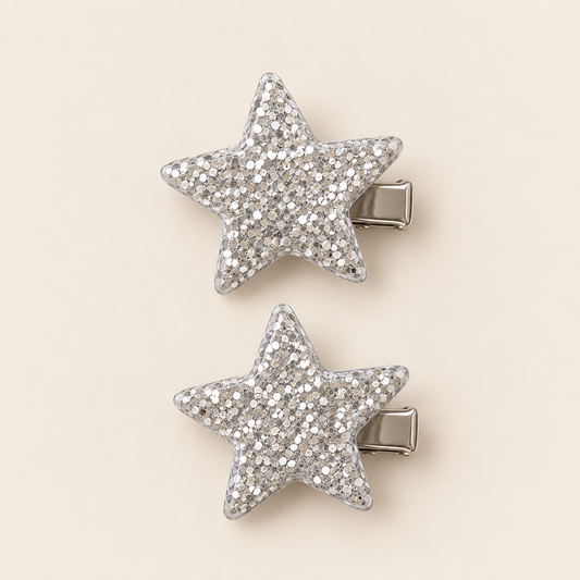 Sparkle Star Clips Set