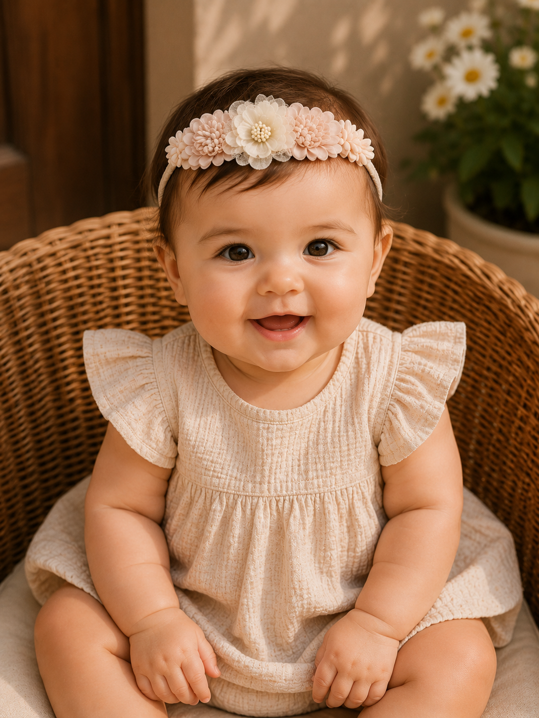 Floral Baby Headbands - Set of 3, view 3